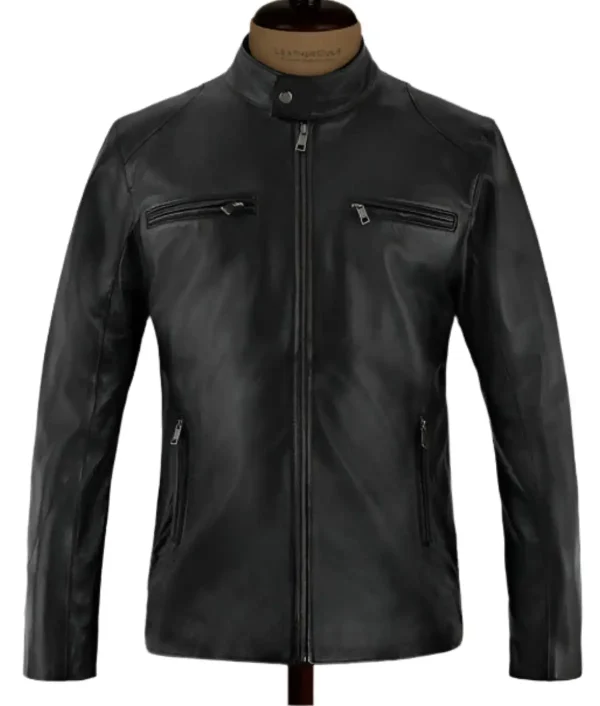 Avengers Endgame Chris Evan Captain America Black Leather Jacket