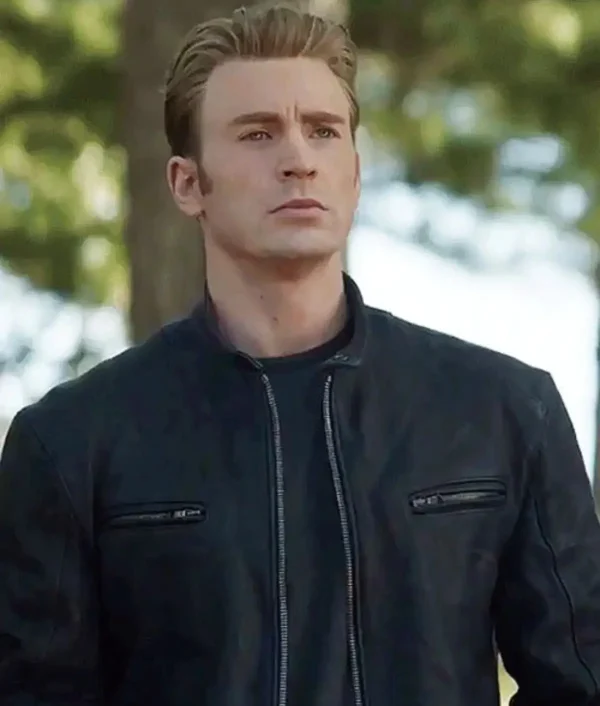 Avengers Endgame Chris Evan Captain America Leather Jacket