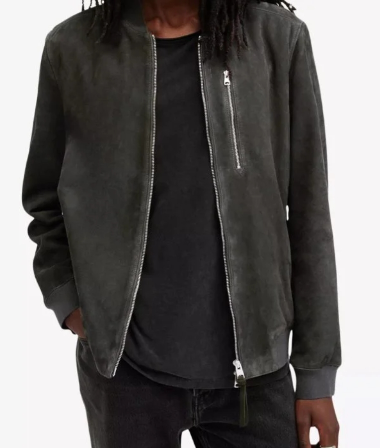 The Equalizer S5 Cliff Zip Suede Jacket The Equalizer S05 Cliff Zip Suede Jacket