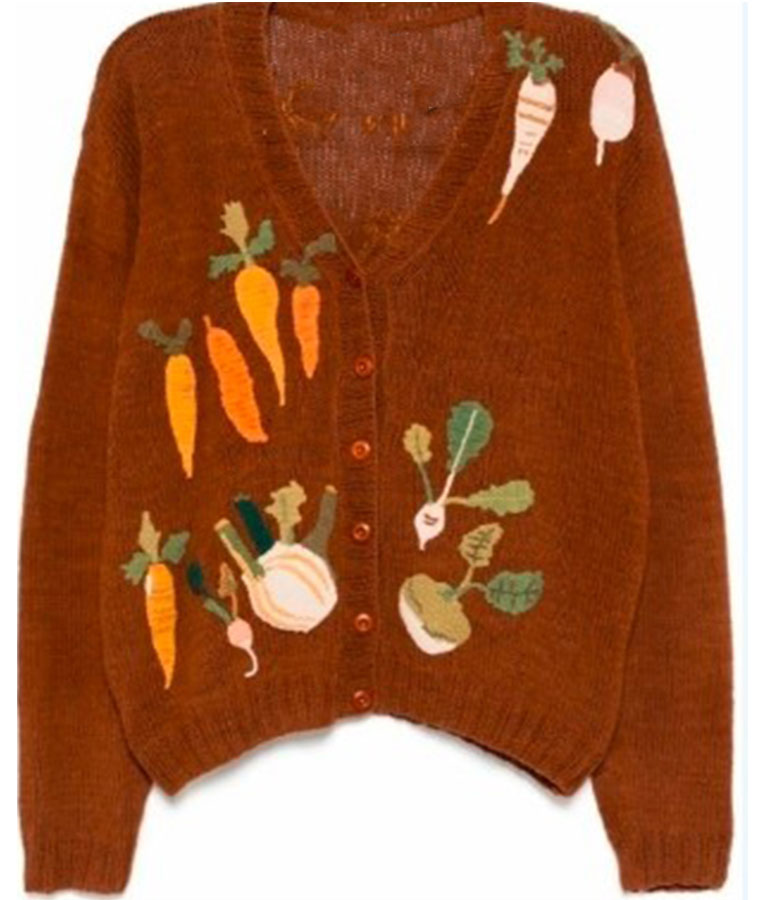 Adam Goldberg TV Series The Equalizer S05 Harry Keshegian Brown Vegetable Cardigan Adam Goldberg TV Series The Equalizer S05 Harry Keshegian Brown Cardigan