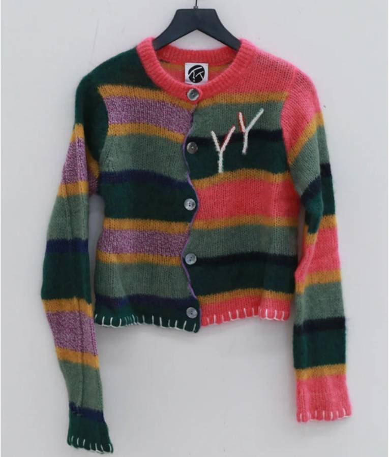 Delilah McCall The Equalizer S05 Laya DeLeon Hayes Colorblock Striped Cardigan Delilah McCall The Equalizer S05 Laya DeLeon Hayes Colorblock Cardigan