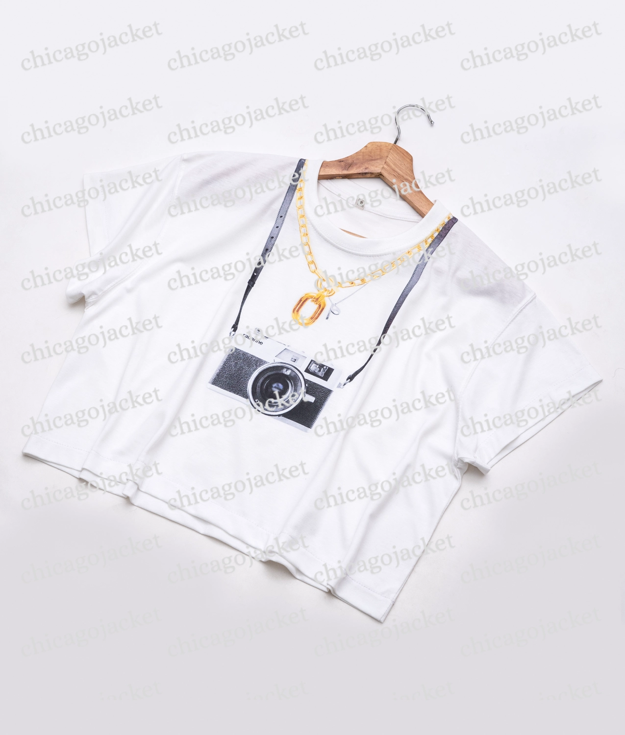 Laya DeLeon Hayes The Equalizer S05 Delilah McCall Camera Graphic Cotton Printed T-Shirt Hayes The Equalizer S05 Delilah McCall Laya DeLeon Camera Graphic Printed Cotton T-Shirt