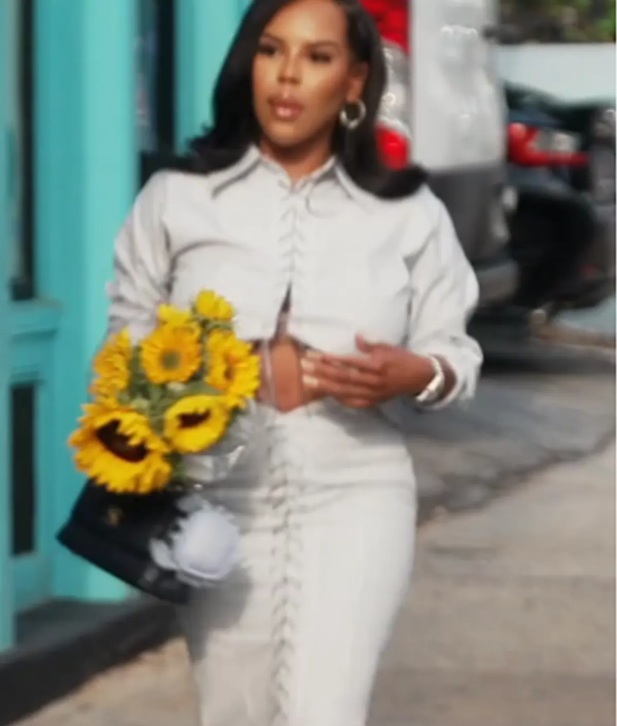 Real Housewives Of Atlanta S17 Kelli Ferrell Lace Up Top Real Housewives Of Atlanta S17 Kelli Ferrell Lace Up Top