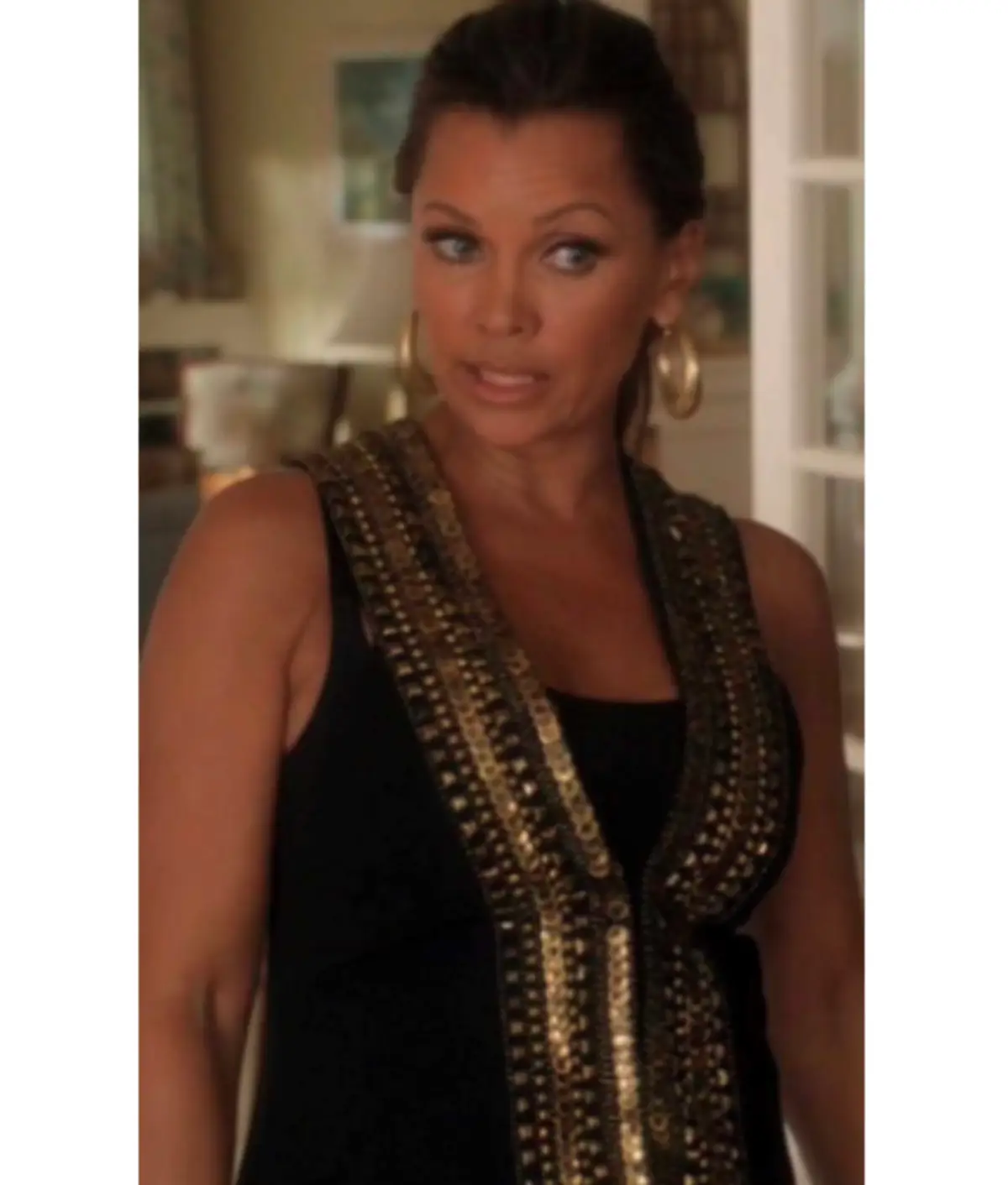Desperate Housewives S08 Vanessa Williams Bling Top Vanessa Williams Desperate Housewives S08 Renee Perry Sleeveless Bling Top